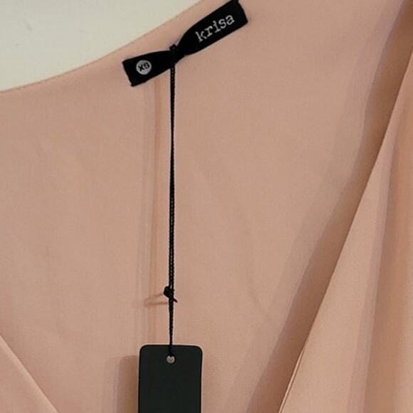 NWT Revolve Krisa Pink Wrap Dress XS - Picture 4 of 5